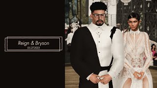 The Wedding of Reign & Bryson in Second Life