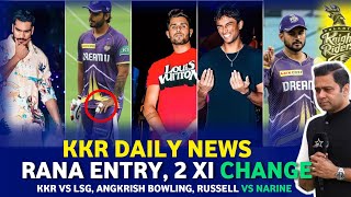 IPL 2024: Nitish Good news, Xi new changes, LSG challenge | KKR Top News & Updates