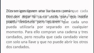 Juegos de Ingenio: El enigma de la barca y los candados