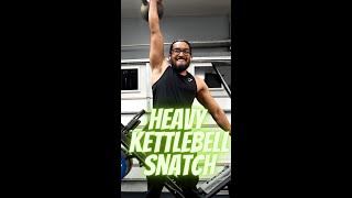 Kettlebell snatch progress! #short