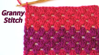 How to Crochet the Granny Stripe Stitch - for Beginners