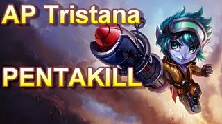 Random Clip : AP Tristana Jump Power - League of Legends