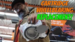 How to replace a Honda Civic ￼￼front wheel bearing cartridge