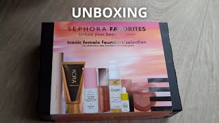 UNBOXING SEPHORA FAVORITES FEMALE FOUNDERS' SELECTION/ Let's Swatch It