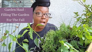 Garden Haul - Filling The Garden For The Fall