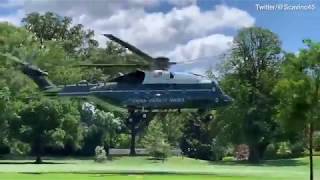 Donald Trump gets visit from next generation Marine One helicopter