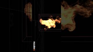 Houdini fire simulation #houdini #firesimulation #fire #houdinifx #dynamics #howto #visualeffects