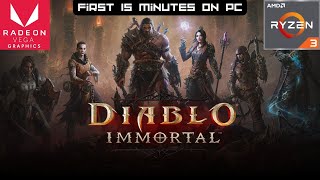 Diablo Immortal First Impressions & test on Vega 8 | Ryzen 3 2200G