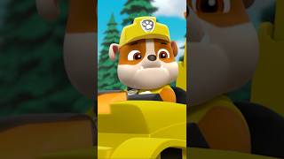 PAW Patrol : La Pat' Patrouille | Ruben et Everest détruisent un rocher au BULLDOZER ! 🪨⛲️ #Shorts