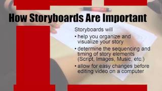 Week 2 -  3   Creating a Storyboard