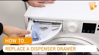 How to Replace a Hotpoint Washing Machine Soap Powder Detergent Dispenser Drawer