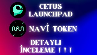 Cetus Platformu Navx tokenin ön satışını düzenliyor I Sui destekli proje I Detaylı anlatım ! ! !