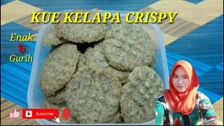 CARA MEMBUAT KUE KERING KELAPA CRISPY