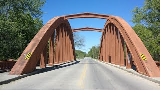 exploring mine creek, Fulton, Black Run Creek & national marsh arch bridges, 1933 Iron bridge part 1