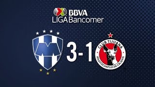 Monterrey vs Tijuana 3-1 Jornada 14 Apertura 2015 Liga Bancomer MX - 24 de Octubre 2015