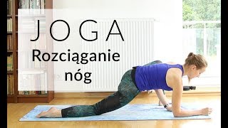 Joga - rozciąganie tyłu nóg