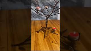 Candleholder #candleholder #candleholderdiy #metalart #tree