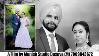 Wedding Ceremony of Sonia weds Inderjeet singh || Manish Studio dasuya #kslive