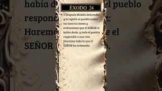 Éxodo 24, 3 #dios #biblia #versiculodeldia