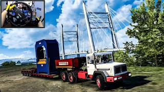 Heavy Haul: Epic Transport of an Industrial Press with a Vintage Truck! - Euro Truck Simulator 2