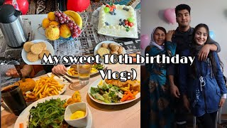 My sweet 16 | 16th birthday Vlog, celebrating, going out with friends,