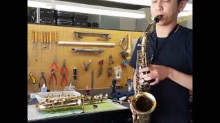 Selmer Paris SBA alto sax 1949