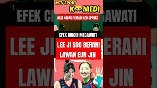 aksi kocak pemain red spark | lee ji soo dan park eun jin | mtv sport komedi