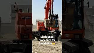 Excavation procedure for foundation 🤠🏗️