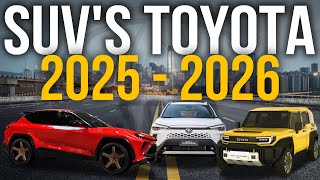 TOP 4 MEJORES NUEVOS  SUV 's  de TOYOTA 2025 - 2026 | RECIEN REVELADAS