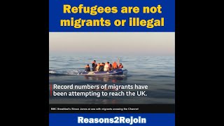 Refugees are not migrants or illegal