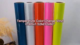 Hot Cold Temperature Color Change DIY Craft Cutting Vinyl