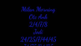 Milan Morning Matka Today Fix otc ank 18/08/2021 || Daily free otc ank || Jodi special  Dpboss Matka