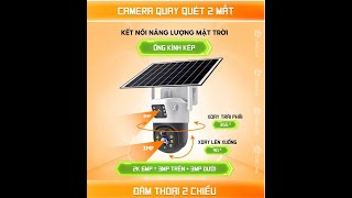 Camera Năng Lượng Mặt Trời Sim 4G Yoosee   Độ Phân Giải FullHD 4K 8 0Mpx, Đàm Thoại 2 Chiều, Ban Đêm