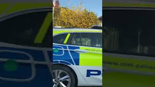 Police Vauxhall Astra blue lights!