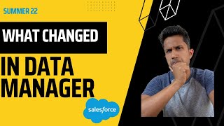 New Changes to Data Manager in Summer 22 #salesforce #crmanalytics #analytics