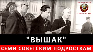 "Вышак" 7 советским подросткам