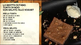 Quel che bolle in pentola (Tv2000) - Torta di noci con gelato allo yogurt