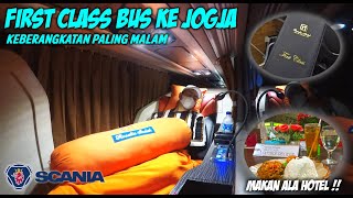 PELAYANAN PALING GILA FIRST CLASS BUS KE JOGJA | Rosalia Indah Double Decker Keberangkatan Terakhir