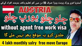 austria work permit visa 2024|Moye Moye Austria jobs visa big offer|how to apply Austria work visa