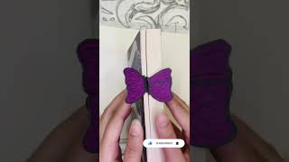 Origami Butterfly Bookmark| How To Make A Paper Bookmark| Paper Craft Ideas| DIY Bookmark