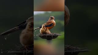 Brave Bird Save Babies From Rain