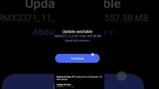 Realme GT Neo 3T [realme UI 4.0 & Android 13] New Update  Update #shorts #ytshorts