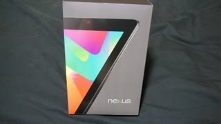 Google Nexus 7 Unboxing and boot up