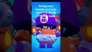 Rating every brawler on a scale from 1-10 day 18