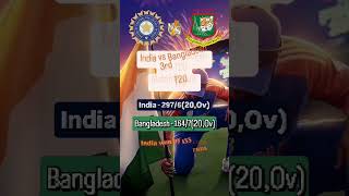 #T20 #3rd #India vs #Bangladesh #cricket #shorts