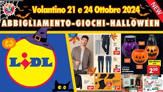 Volantino LIDL Happy Halloween del 21 e 24 ottobre 2024  🎃 Offerte da paura! 🟩⬜️🟥 #anteprima