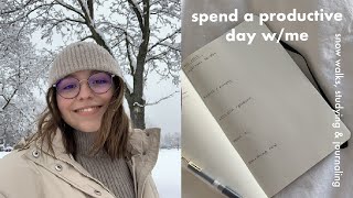 vlog | spend a productive day with me (studying, journaling, ...)