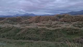 Harlech beach at sunset