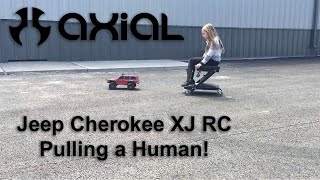 Axial RC Jeep Cherokee XJ Hazelton towing