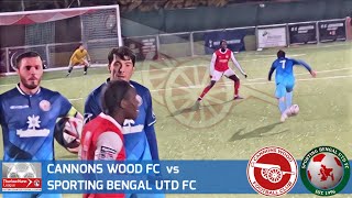 CANNONS WOOD FC vs SPORTING BENGAL | THURLOW NUNN LEAGUE